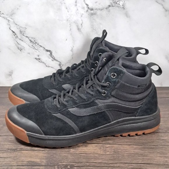 Vans Other - Vans Ultrarange UltraCush Hi DL MTE Gum Black Mens Size 11 Leather Shoe (GUC)